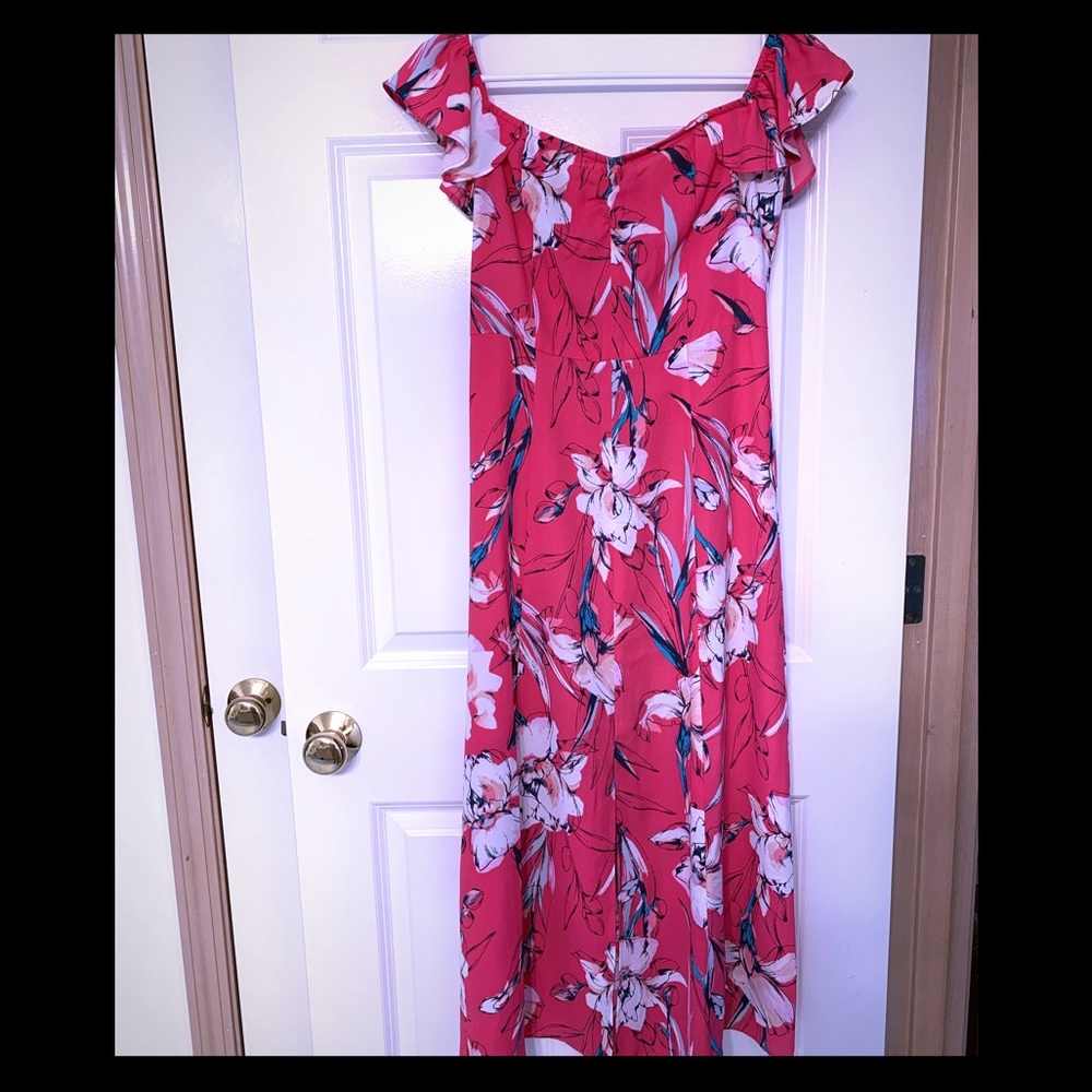 Long dress with flowers
